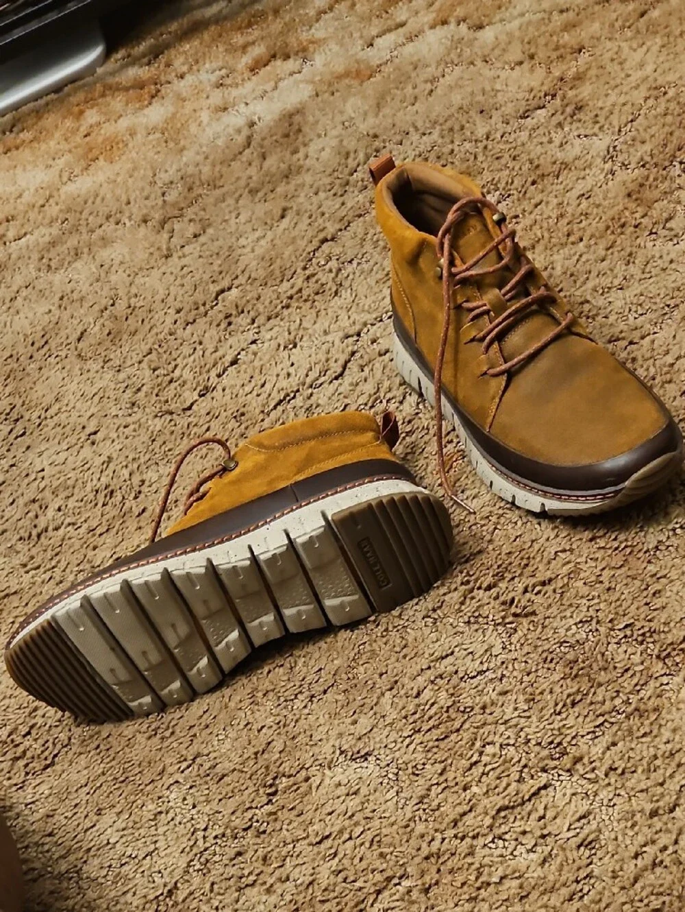 Cole Haan Men’s Brown Suede Chukka Boots
